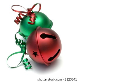 Large Jingle Bells, Isolated On White