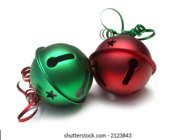 Large Jingle Bells, Isolated On White