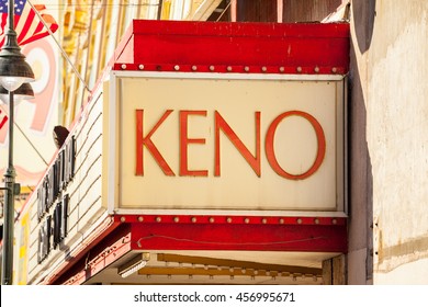 Large Keno Sign.