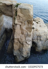 large layer of limestone stone