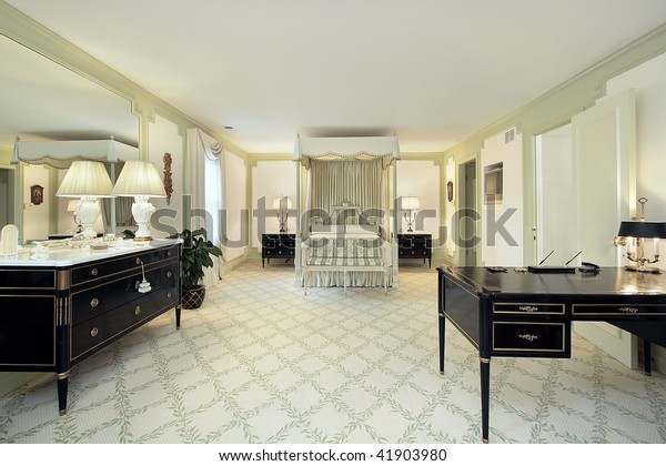 Large Master Bedroom Luxury Home Stock Photo Edit Now 41903980