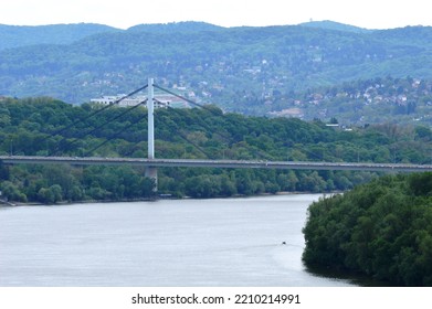 A Large Modern Bridge Over The River