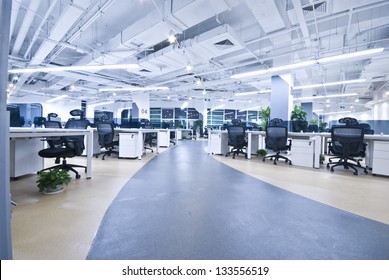 Large modern office, no one - Shutterstock ID 133556519
