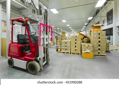 Warehouse Freezer Logistics Storage Loading Shipment Stock Photo ...