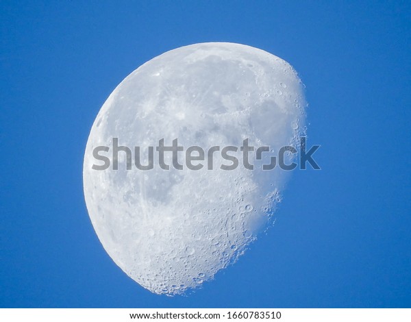 Large moon At close range to clearly\
see the moon\'s surface, solar system concept, sky\
science