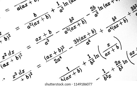 Large Number Mathematical Formulas On White Stock Photo (Edit Now ...