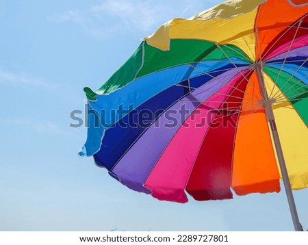 Parasol in colorful