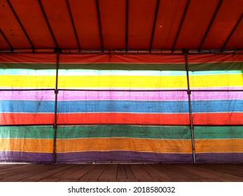 Large Outdoor Empty Stage For Taiwanese Traditional Opera