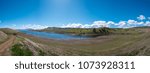 Large Panorama Of San Luis Reservoir From Hiking Trails