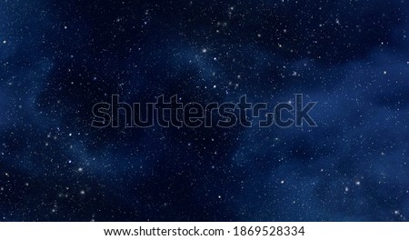 Large picture of starry sky with constellation, night sky as texture or background