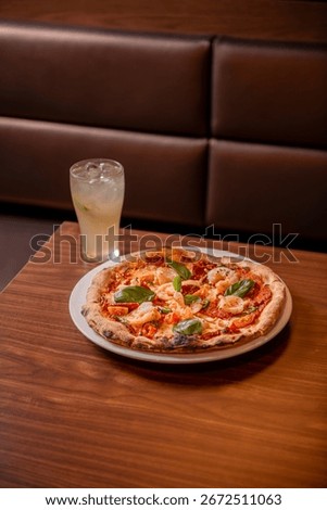 Large Pizza On A Table