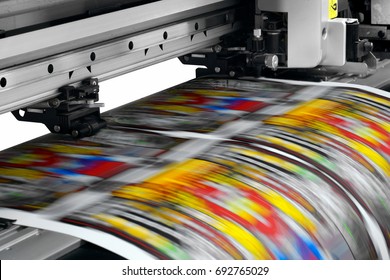 large printer format inkjet working