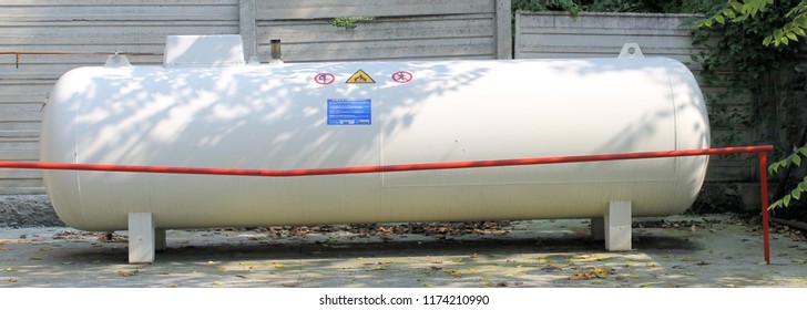 Large Propane Gas Tank Or Liquid Gas Tank