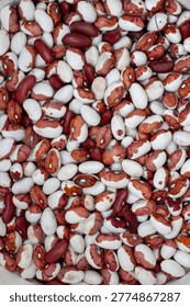 A large quantity of red beans