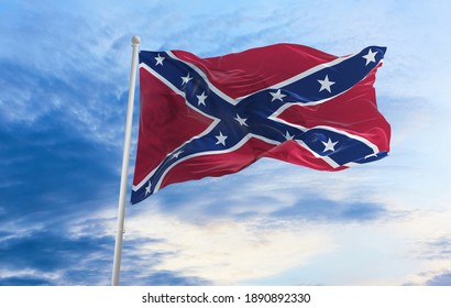 Confederate Flag Against Blue Sky Stock Photo 155276138 | Shutterstock