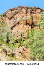 large rock pinnacles at Pinnacles National Park