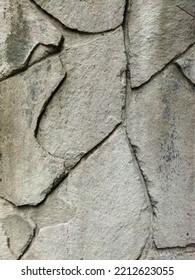 Large Rock Wall Texture With Cracks