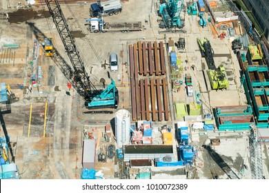 
Large Scale Construction Site Image Overlook