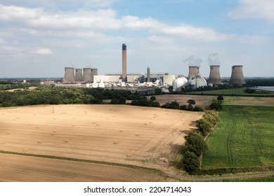 Large Scale Former Coal Fired Power Station Now Converted To Biomass Use