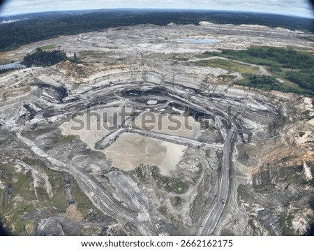 Large Scale Open-Pit Mining Site in Borneo