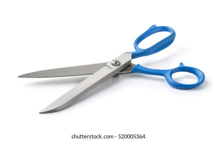 Large Scissors Isolated On White