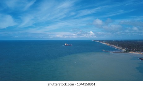 Large ship in the ocean - Shutterstock ID 1344158861