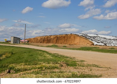 Large Silage Pile.