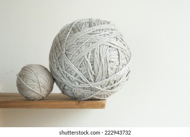 large balls of wool