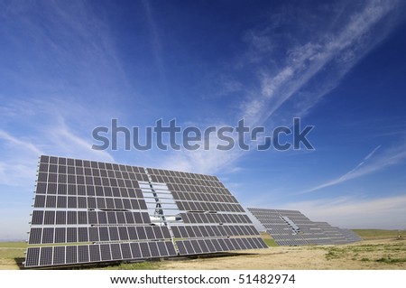 Similar – Image, Stock Photo solar plant Solar cell