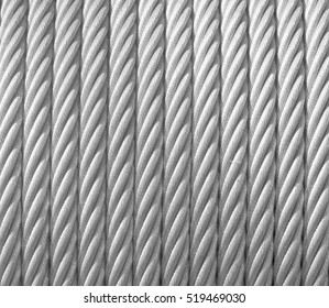 large spools of electric cable