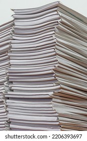 Large Stack Folders Archival Documents On Stock Photo 2206393697 ...