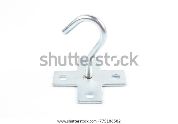 Large Steel Hook Fixtures On Wall Stock Image Download Now