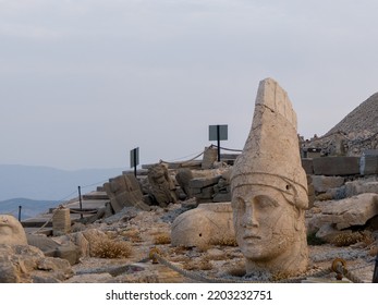 Large Stone Bust From 62 BC At The Peak Of Mount Nemrut