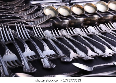A large suite of Birks Sterling Silver flatware, comprising table forks, table spoons, dessert forks, dessert spoons, table knives, teaspoons, dessert spoons and others