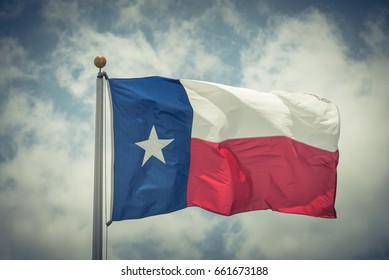 Large Texas Lone Star Flag Waving Stock Photo 661673188 | Shutterstock