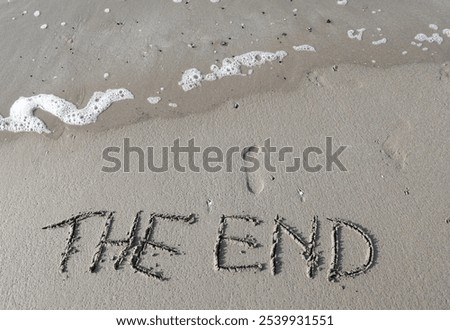 Similar – Image, Stock Photo last big wave Waves