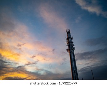 Large Tower Stack In Hingham Shipyard Marina