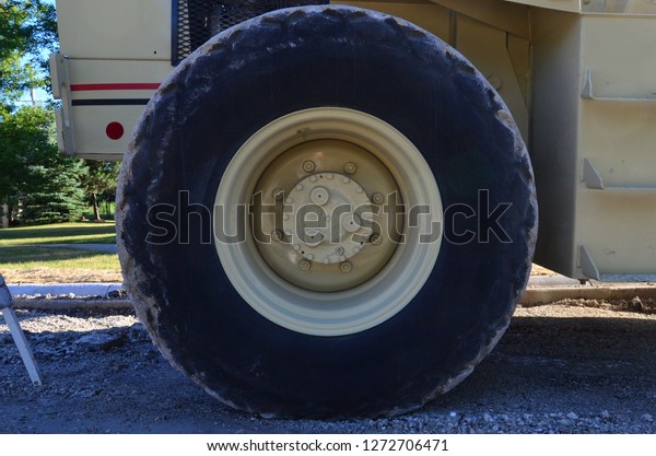 Large Truck Tire on the truck.\
