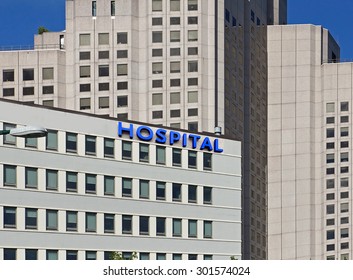 Large Urban Hospital Building