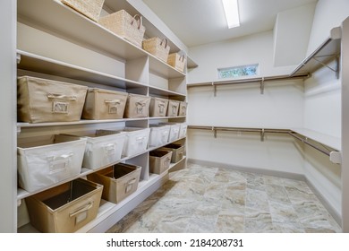 A Large Walk In Closet 