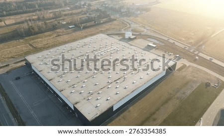 Large warehouse complex rural location