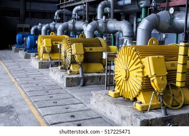 Large Water pumps with electric motors