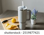 Large Water Tumbler bottle with handle