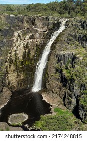 Large Waterfall With Plunge Pool At Bottom