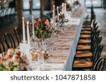 Large wedding table