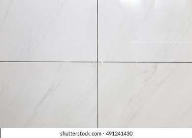 Large White Marble Tiles Spacers 260nw 491241430 