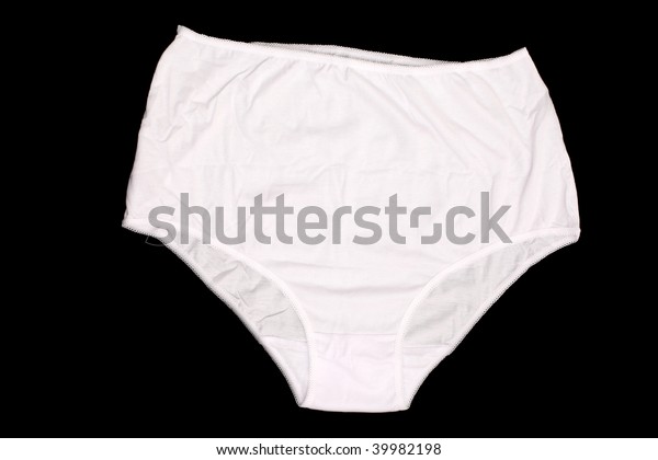 Large White Pair Granny Pants Isolated Stock Photo (Edit Now) 39982198