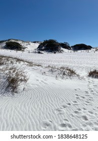 Large White Sand Dunes At Ft. Walton Beach, Florida