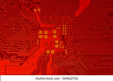 Larger Computer Motherboard With Paths