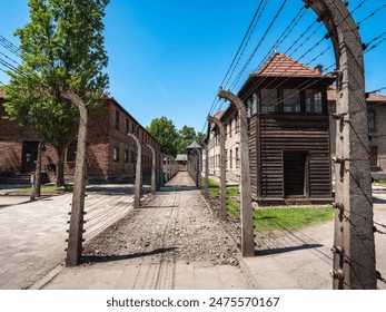 The largest complex of German concentration and extermination camps was located near the Polish town of Auschwitz in the years 1940-1945.